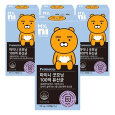 일동제약 마이니 굿모닝 100억 유산균, 30정, 4개