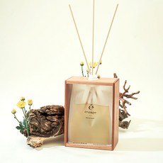 에룸포 우드 오브제 프리미엄 디퓨저 + 섬유 리드스틱, 런드리 에피스, 750ml, 1개