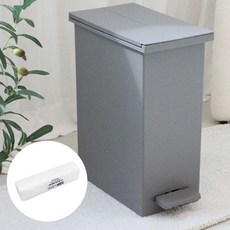 Promade Tools Mod靜音腳踏式對開垃圾桶, 暖灰色