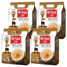 亞發香滑白咖啡 咖啡濃度和甜度適中, 28g, 15包, 4袋