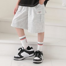 J-KID JUNIOR 兒童口袋工裝運動短褲