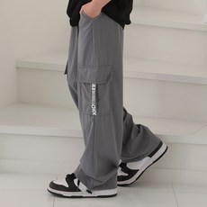 J-KID JUNIOR 兒童梭織工裝抽繩褲