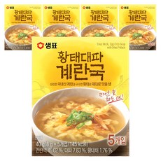 샘표 황태대파 계란국, 40g, 5개