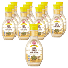 오뚜기 참깨 드레싱, 495g, 12개
