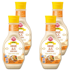 오뚜기 타타르 소스, 245g, 4개