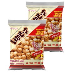 카수가이 이카 피넛 과자, 62g, 2개