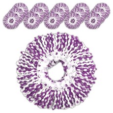 手壓式旋轉拖把用超細纖維拖把布補充包 4入, 16個