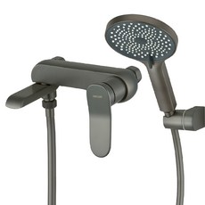 DAY&DAY 日日家居 沐浴龍頭 + 三段式蓮蓬頭 ED-H20788, 1套, 暮灰色