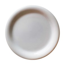 美濃燒 白強化反口7吋皿 日本製 XL1302130, 白色, 1個