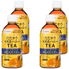 HIPEACE 麥蘆卡蜂蜜風味紅茶, 350ml, 4個