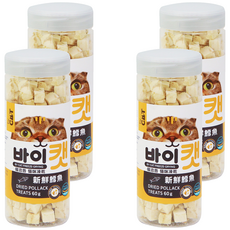 by CAT 喵洽普 新鮮鱈魚 貓咪凍乾零食 60g, 4罐