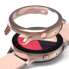 NUART Galaxy Watch Active 2全螢幕保護殼, Rose Gold, 1個