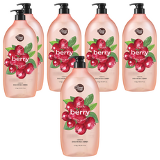샤워메이트 내추럴 크랜베리 바디워시 크렌베리향, 1.2kg, 6개
