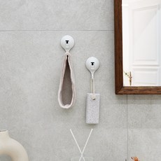 spiderloc 吸盤式掛勾, 白色, 2個