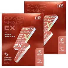 m2 美度 輕次方 PowerShake EX 超能奶昔升級版 黑絲絨奶茶 26g, 7包, 2盒