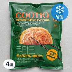삼양 쿠티크 몬스터 군만두 매콤김치 (냉동), 880g, 4개