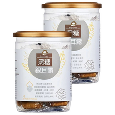 蜜思朵 黑糖銀耳露，頂級雪白銀耳 溫火慢熬 滋補桂圓、紅棗、枸杞 豐富膠質 古溜古溜 輕鬆養美, 204g, 2罐