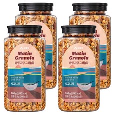 심플잇 마땡 저당 그래놀라 시그니처, 280g, 4개