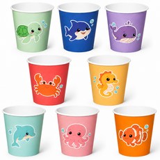 코멧 바다 친구 종이컵 190ml, 1개, 200개입