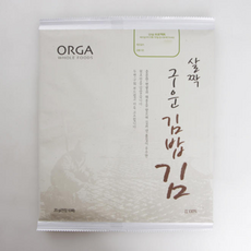 [올가홀푸드] 살짝 구운 김밥김, 10개, 10개