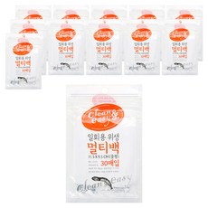 유하우스 일회용 위생 멀티백, 중(M), 30개입, 12개