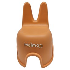 兒童兔耳小椅子, 橘色, 1個