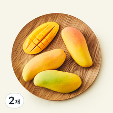 원월드 태국산 마하차녹 망고 4입, 2개, 1.3kg
