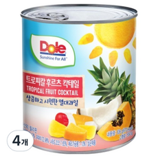 돌 후르츠칵테일, 836g, 4개