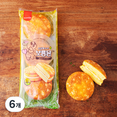 삼립 초당옥수수 보름달 빵, 80g, 3개입, 6개