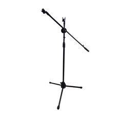 마메 T자형 2단 마이크 거치대, 1개, 블랙