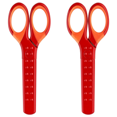 FABER-CASTELL 輝柏 好點子安全剪刀, 紅色, 2支