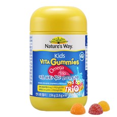 Nature's Way 孩童維他命Omega軟糖, 60顆, 1罐