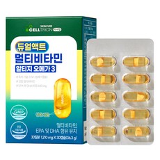 Inner Lab Dual Act Multivitamin Altage Omega 3 36.3g, 30顆, 1罐