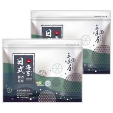 三味屋 日式醬香原味海苔 純素, 32g, 2包