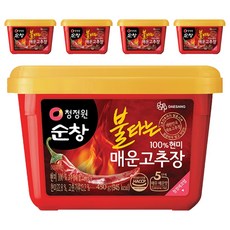 清淨園 糙米韓式辣椒醬 辣味版, 450g, 5個