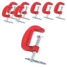 클램프 C타입 80 x 50 mm, 8개