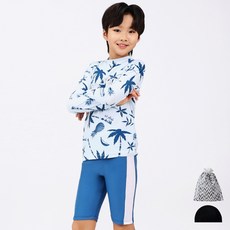 아쿠아티카 남아용 래쉬가드 세트 AQA484