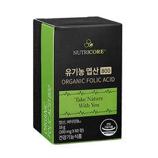 NUTRICORE 葉酸800補充錠, 1組, 60顆