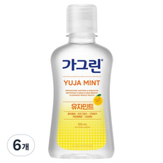 Garglin 柚子薄荷香漱口水, 100ml, 6個
