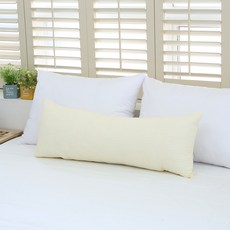 아임리빙 국내제조 시어서커 네추럴 다용도 바디필로우, 바닐라