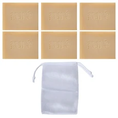 Sophie Savon 蘇菲皂 黃金家事皂組合 無香酵素皂 6入 附網袋, 100g, 1組