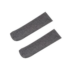 RAONNURI 攜帶式毛絨餐具袋, 灰色的, 2個