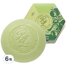 랑팔라투르 사봉롱드 그린티 비누 녹차향, 6개, 150g