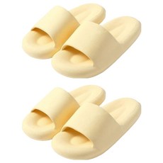 ARYKO 棉花糖室內拖鞋, 2個, 黃色