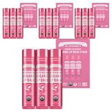 닥터브로너스 립밤, 체리블라썸, 4g, 12개