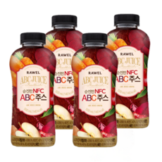 로엘 순진한 NFC ABC 주스, 500ml, 4개