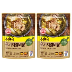 오뚜기 수원식 우거지갈비탕, 2개, 500g