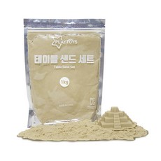 플레이토이즈 촉촉이 모래, 기본, 1kg, 1개
