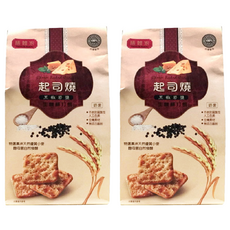 膳體家 起司燒生機手作餅 黑椒岩鹽, 250g, 2包