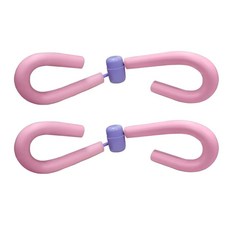 휴다온 힙업 허벅지 근력 케겔 운동기구 2개세트, 핑크